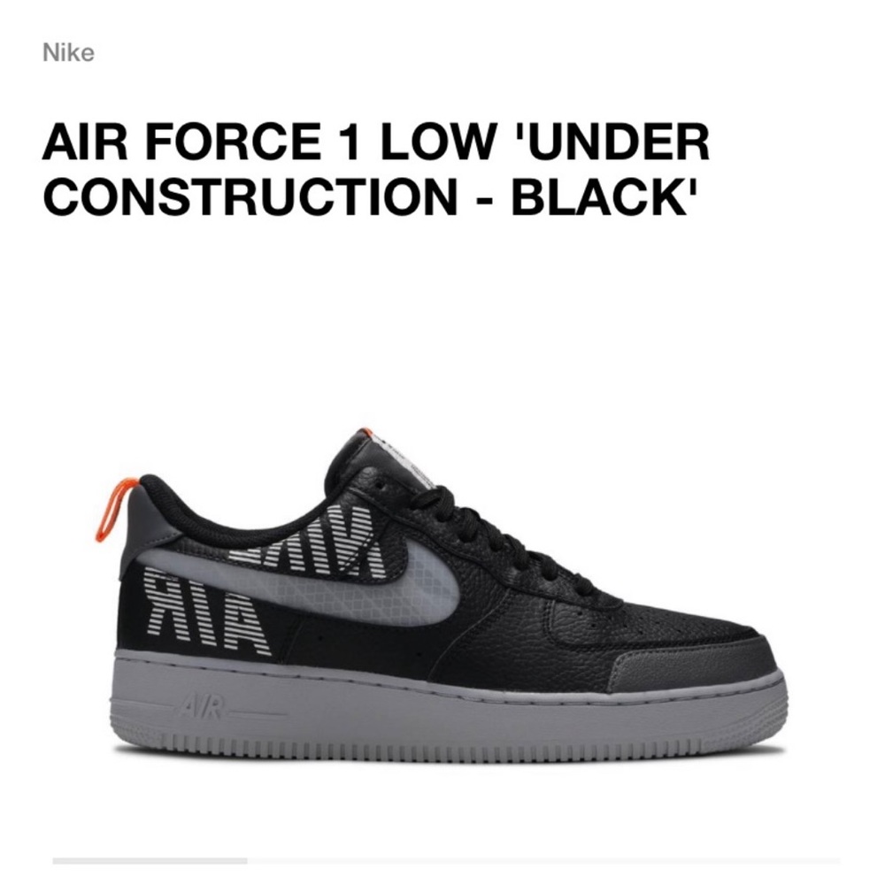 Nike Air Force 1 Men’s Under Construction Size 11